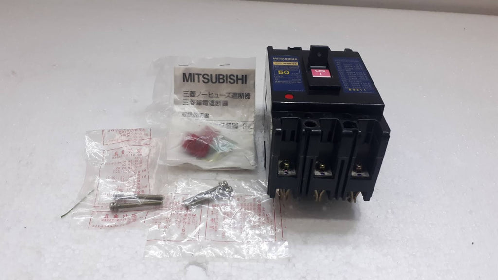 Mitsubishi NF60-SS No-Fuse Breaker 50A 3P 600V NF60SS