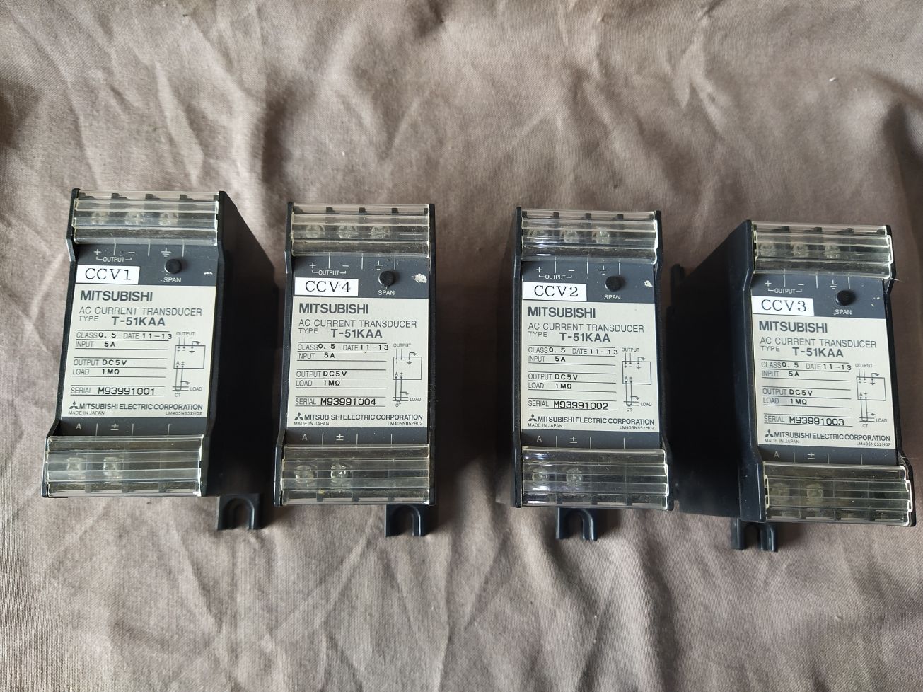 Mitsubishi T-51KAA AC Current Transducer T51KAA