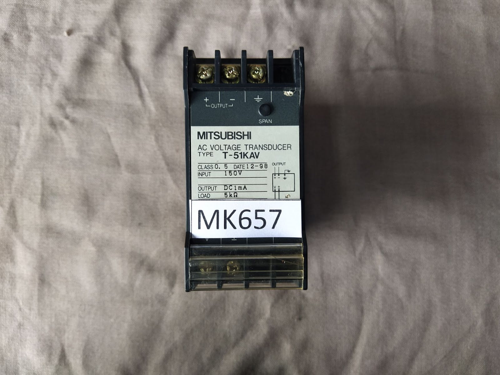 Mitsubishi T-51KAV AC Voltage Transducer T-51K AV