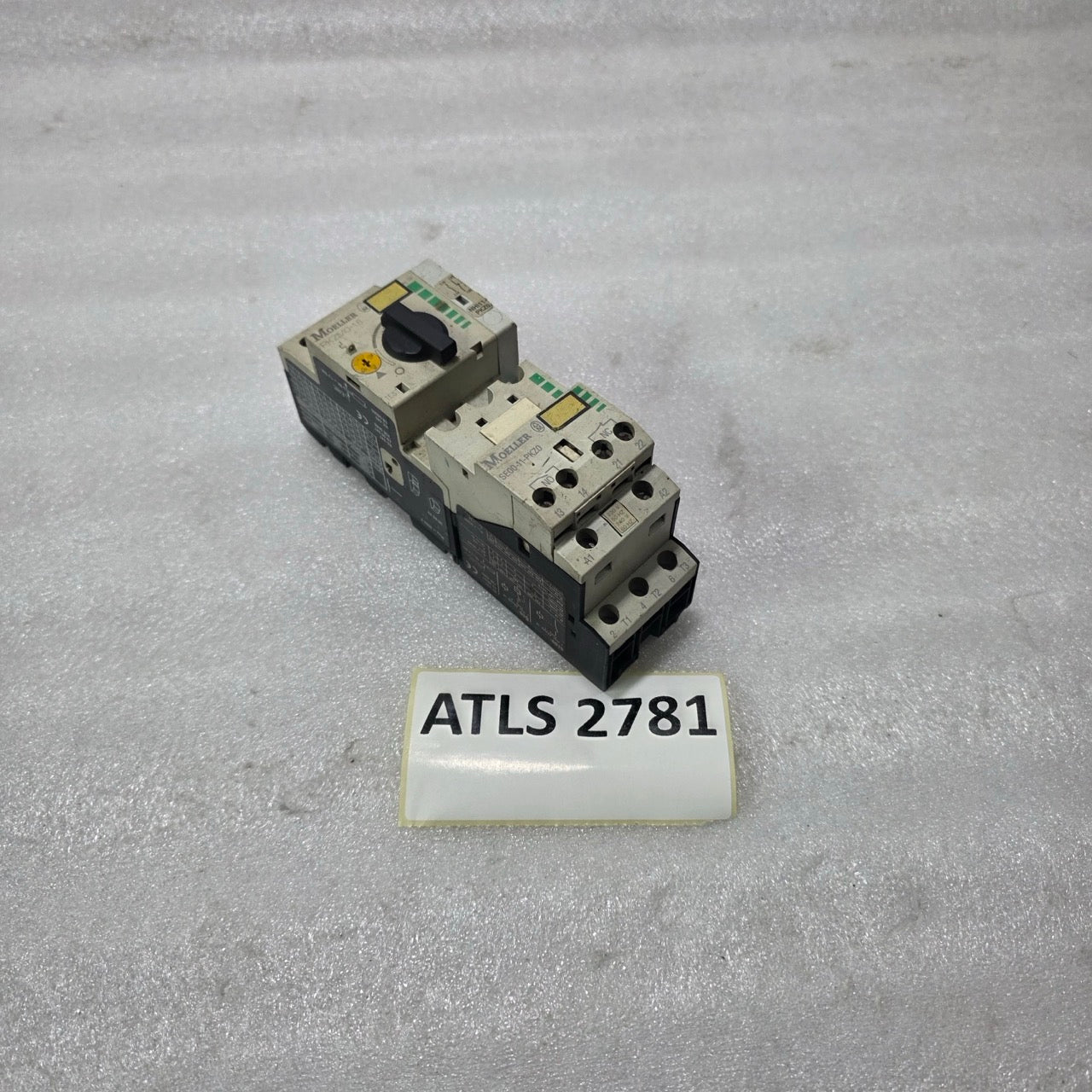 MOELLER PKZM0-16 MOTOR MANUAL STARTER 10-16A W/ SE00-11-PKZ0 CONTACTOR & NHI11-P