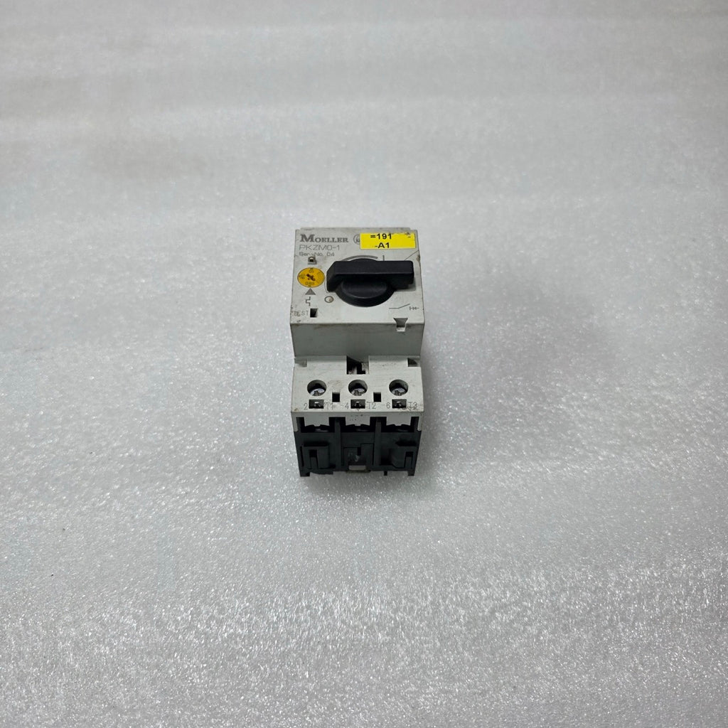 MOELLER PKZM0-1 MOTOR PROTECTION CIRCUIT BREAKER 0.63–1A MANUAL MOTOR STARTER