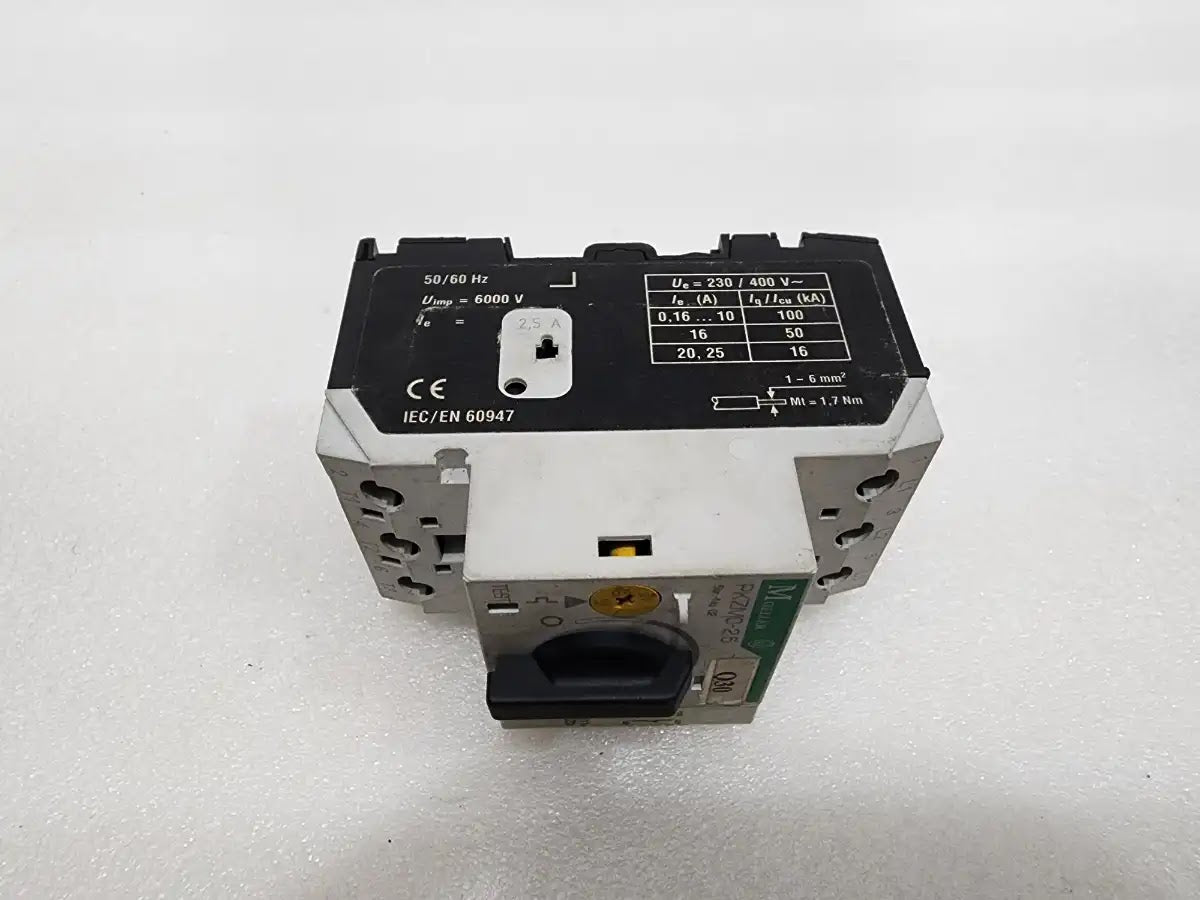 MOELLER PKZM0-25 MOTOR PROTECTIVE CIRCUIT BREAKER 6000V
