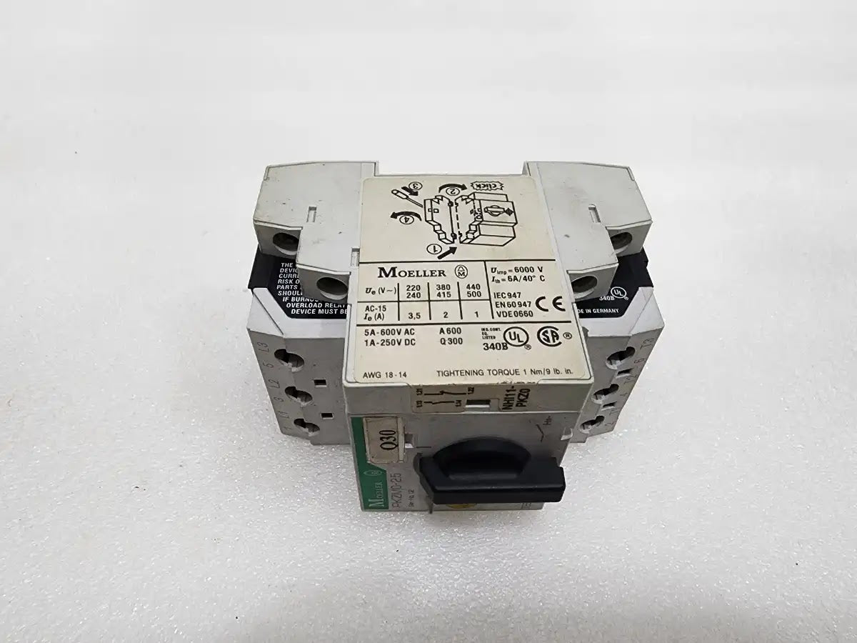 MOELLER PKZM0-25 MOTOR PROTECTIVE CIRCUIT BREAKER 6000V
