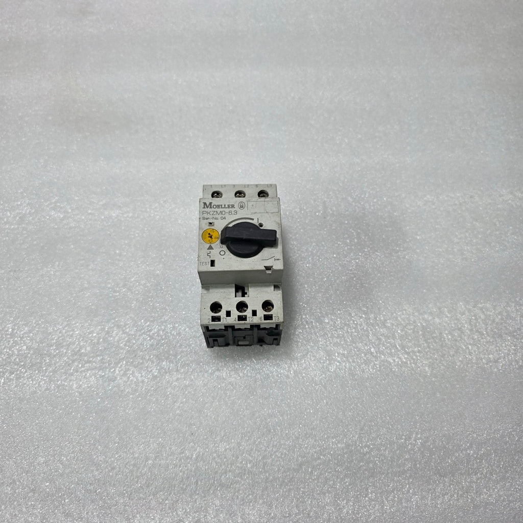 MOELLER PKZM0-6.3 MOTOR PROTECTION CIRCUIT BREAKER 4–6.3A MANUAL MOTOR STARTER