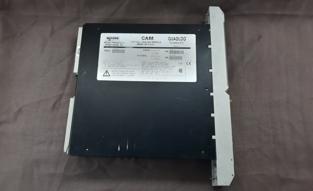 Moore CAM Critical Analog Module QLCAMAAN QUADLOG P/N 16404-1/1