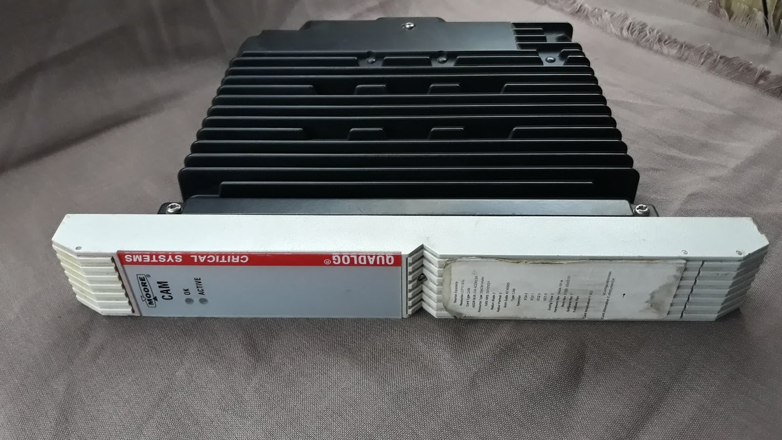 Moore CAM Critical Analog Module QLCAMAAN QUADLOG P/N 16404-1/1