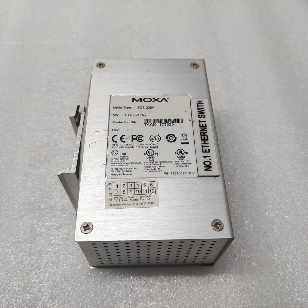 MOXA EDS-208A ETHERNET SWITCH 1201002081023
