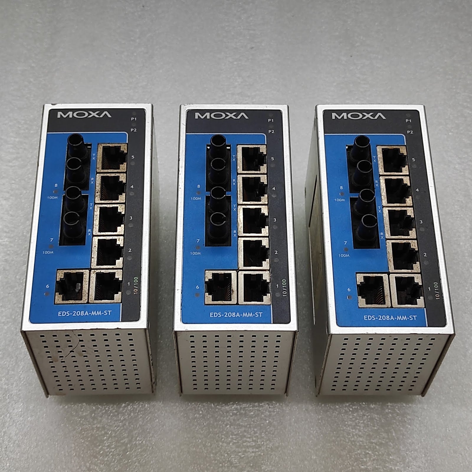 MOXA EDS-208A-MM-ST UNMANAGED SWITCH EDS-208A-MM-ST