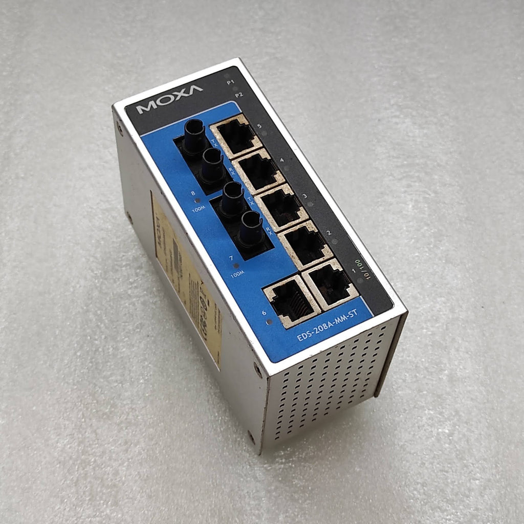 MOXA EDS-208A-MM-ST UNMANAGED SWITCH EDS-208A-MM-ST