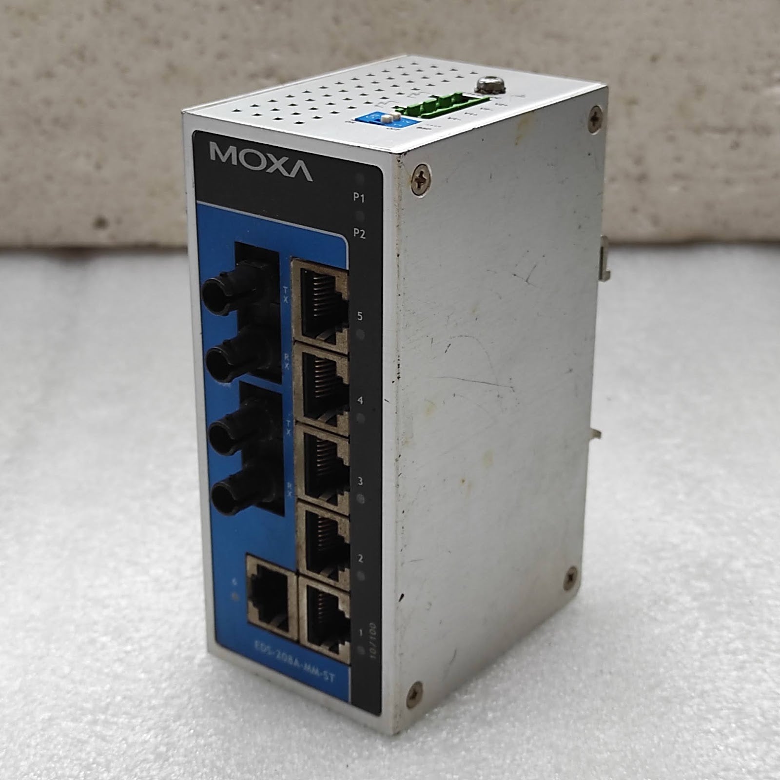MOXA EDS-208A-MM-ST UNMANAGED SWITCH EDS-208A-MM-ST