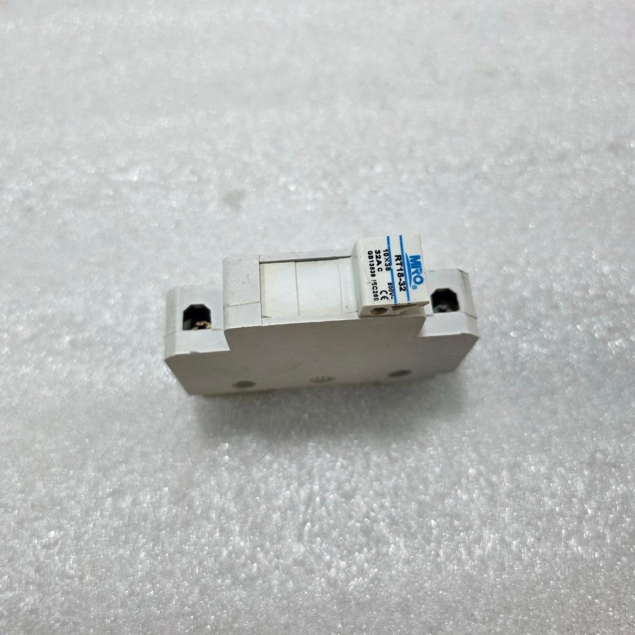 MRO RT18-32 32A 1-POLE DIN RAIL FUSE HOLDER 800V 10x38mm IEC269 INDUSTRIAL