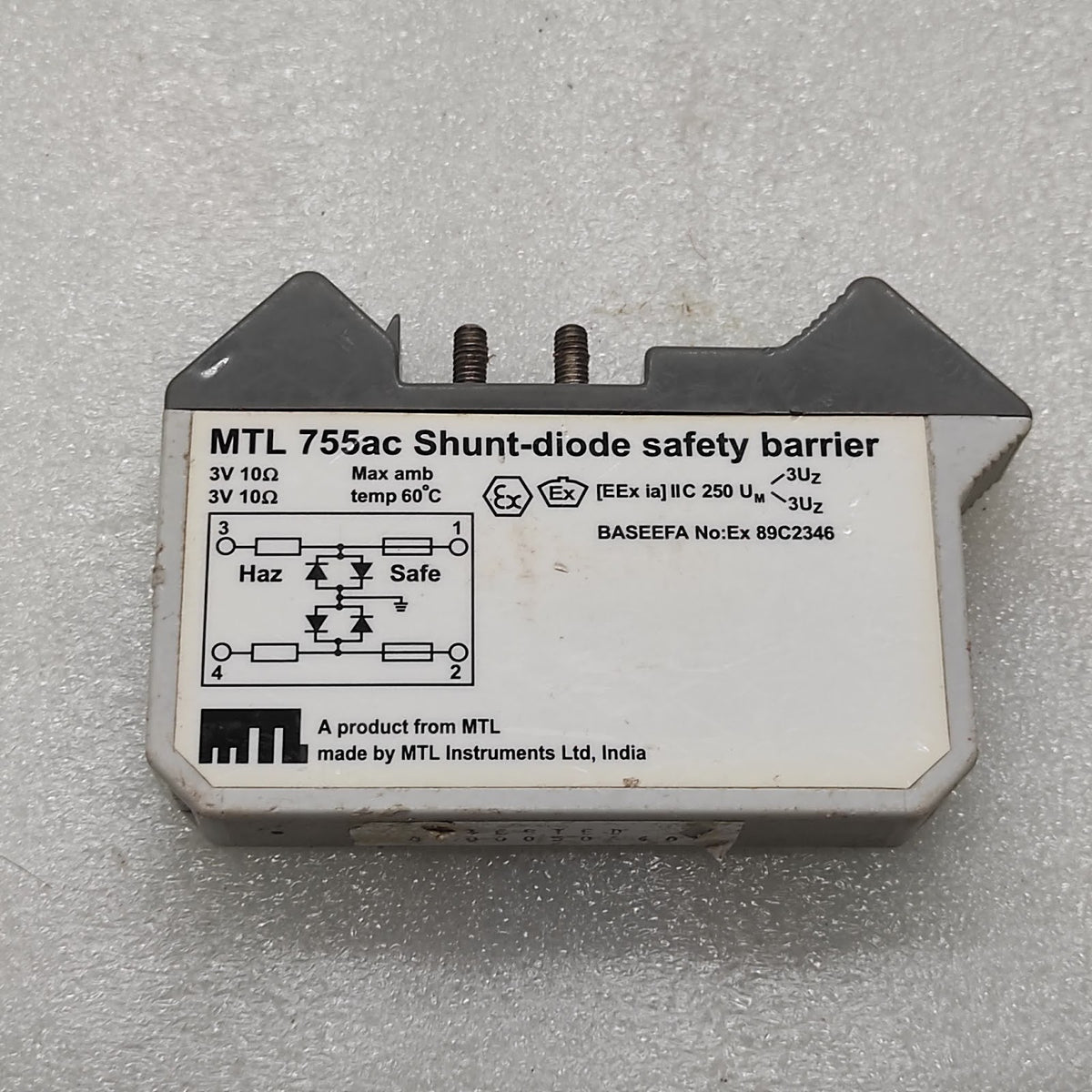 MTL 755AC SHUNT-DIODE SAFETY BARRIER