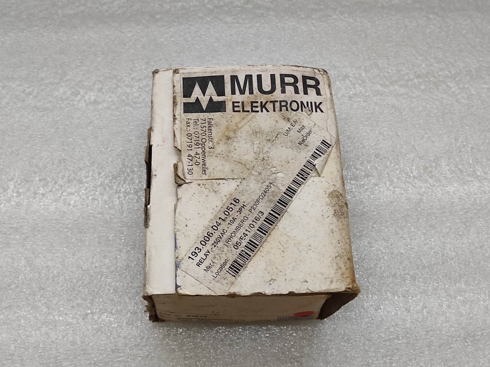 MURR ELEKTRONIK 44517 3-PH VOLTAGE WINDOW COMPARATOR