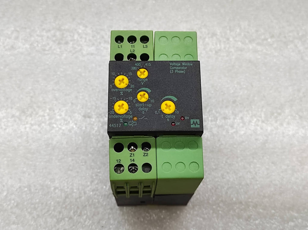 MURR ELEKTRONIK 44517 3-PH VOLTAGE WINDOW COMPARATOR