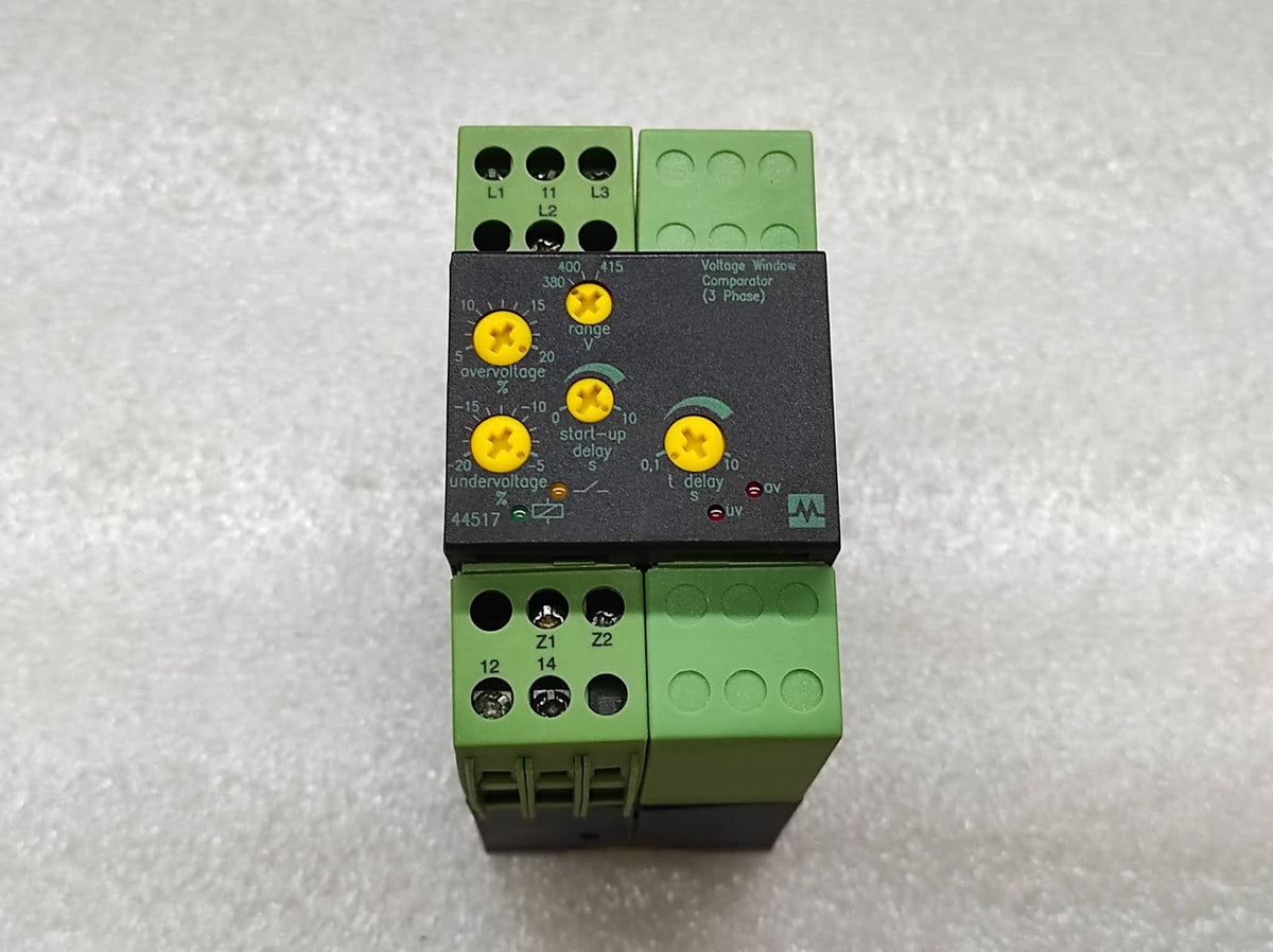 MURR ELEKTRONIK 44517 3-PH VOLTAGE WINDOW COMPARATOR