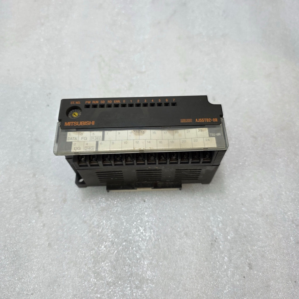 MITSUBISHI AJ55TB2-8R I/O LINK REMOTE UNIT – 8 RELAY OUTPUTS, DC24V / AC240V 2A
