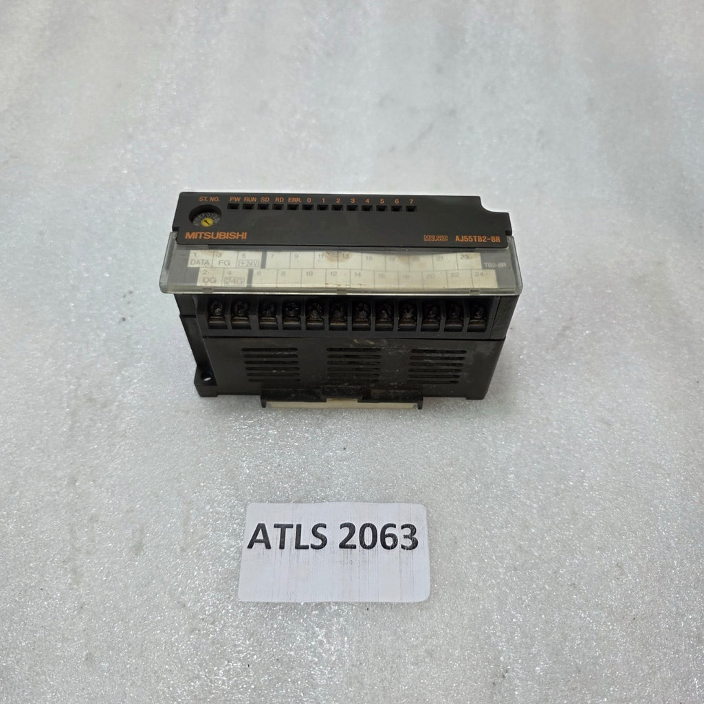 MITSUBISHI AJ55TB2-8R I/O LINK REMOTE UNIT – 8 RELAY OUTPUTS, DC24V / AC240V 2A