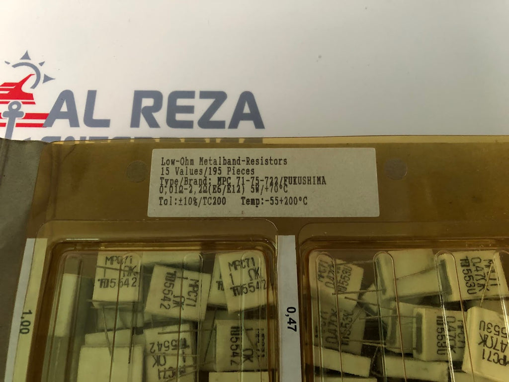 NOVA CCR-32 COMP-CARDS LOW OHM METAL BAND RESISTORS