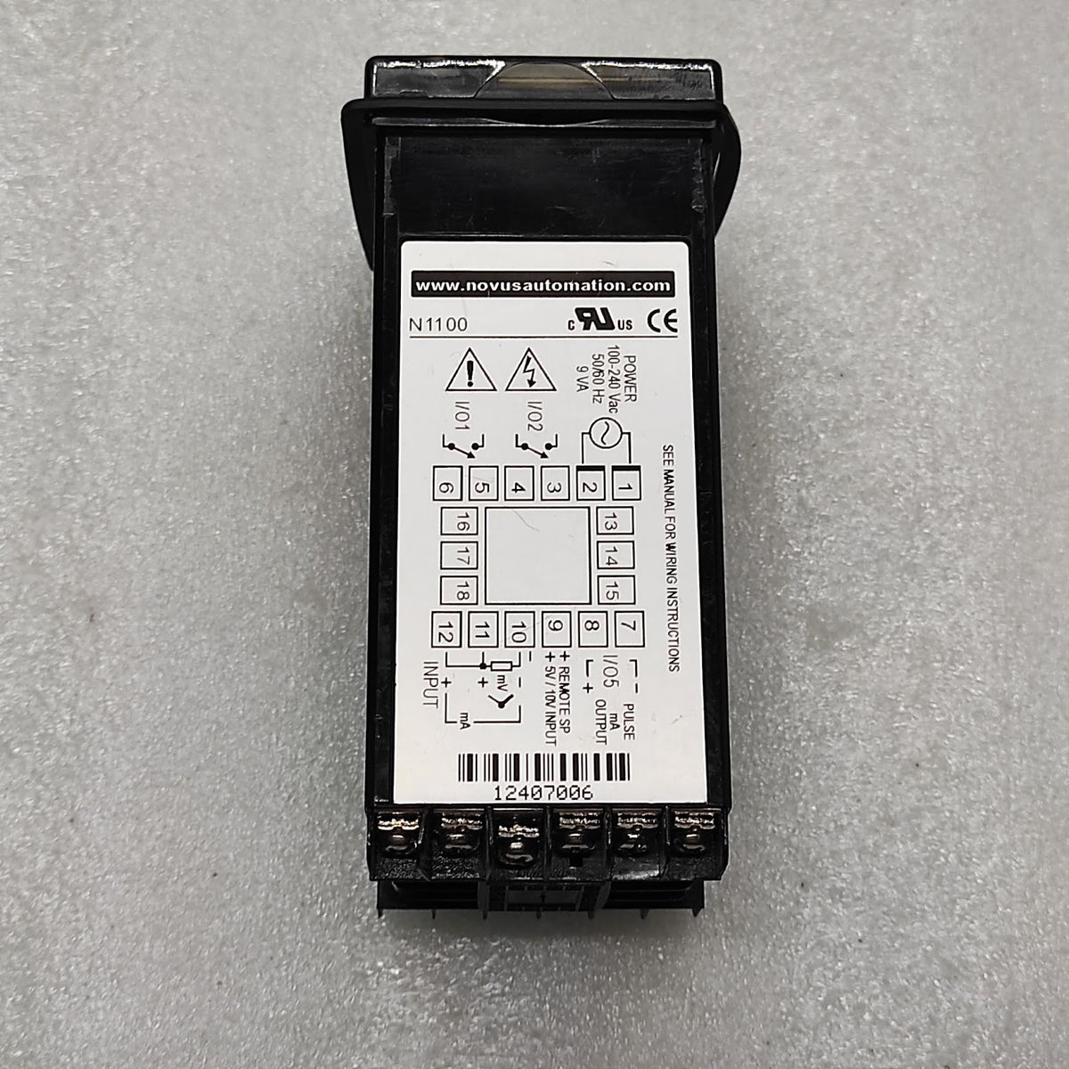 NOVUS N1100 UNIVERSAL CONTROLLER 100-240VAC