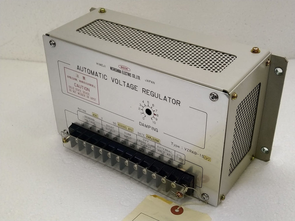 NSDK Nishishiba Electric VZRAB-1S(P) Automatic Voltage Regulator VZRAB AVR