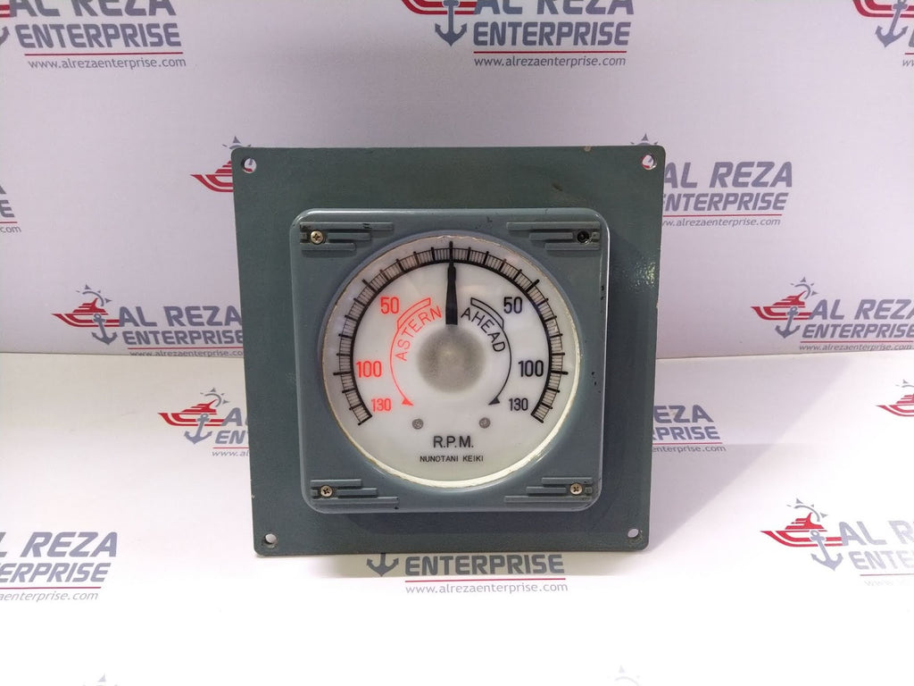 Nunotani Keiki JIS F 8521-FE 130K Electric Propeller Shaft Revolution Indicator