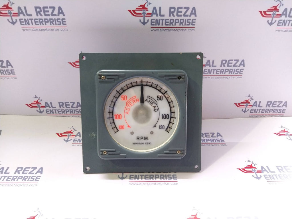 Nunotani Keiki JIS F 8521-FE 130K Electric Propeller Shaft Revolution Indicator