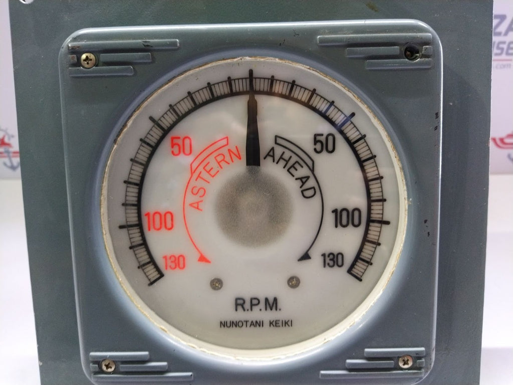 Nunotani Keiki JIS F 8521-FE 130K Electric Propeller Shaft Revolution Indicator