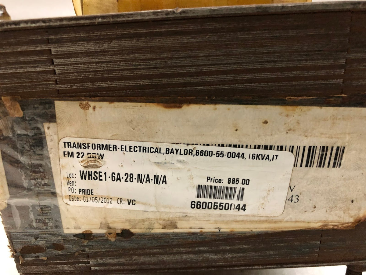 OLSUN TRANSFORMER 17826 129586-10 GP2.0DY-0 4/06 TRANSFORMER 2 KVA 6600550044 12