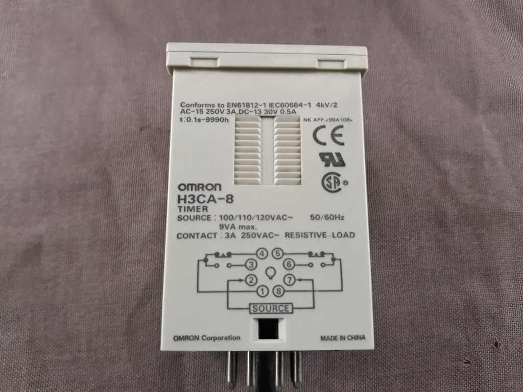 Omron H3CA-8 AC100/110/120 Solid State Timer 8 Pin