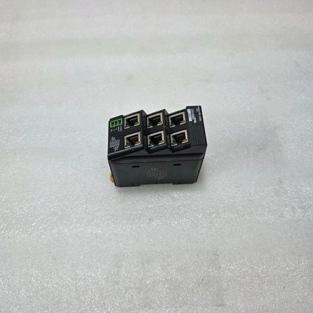 OMRON GX-JC06 ETHERCAT JUNCTION SLAVE MODULE | 6-PORT DISTRIBUTION UNIT | 24V DC