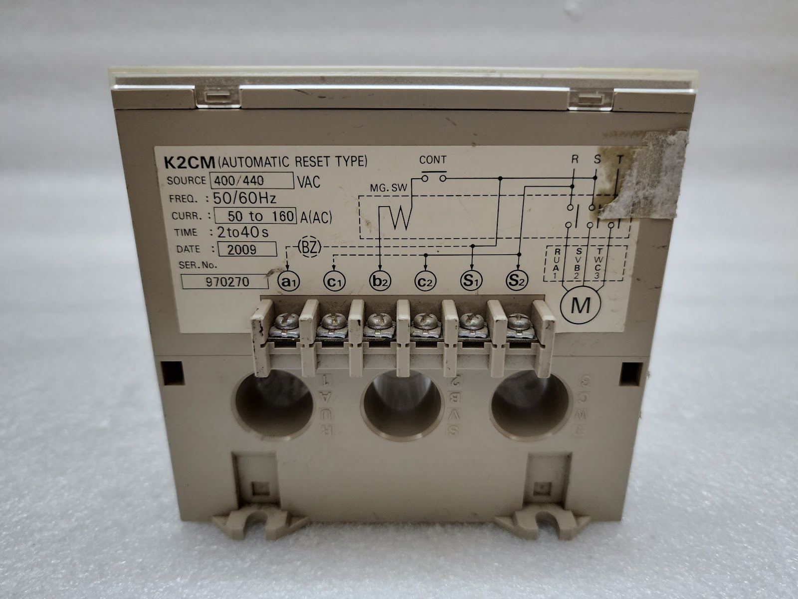 OMRON K2CM-4HA MOTOR RELAY 400-440VAC