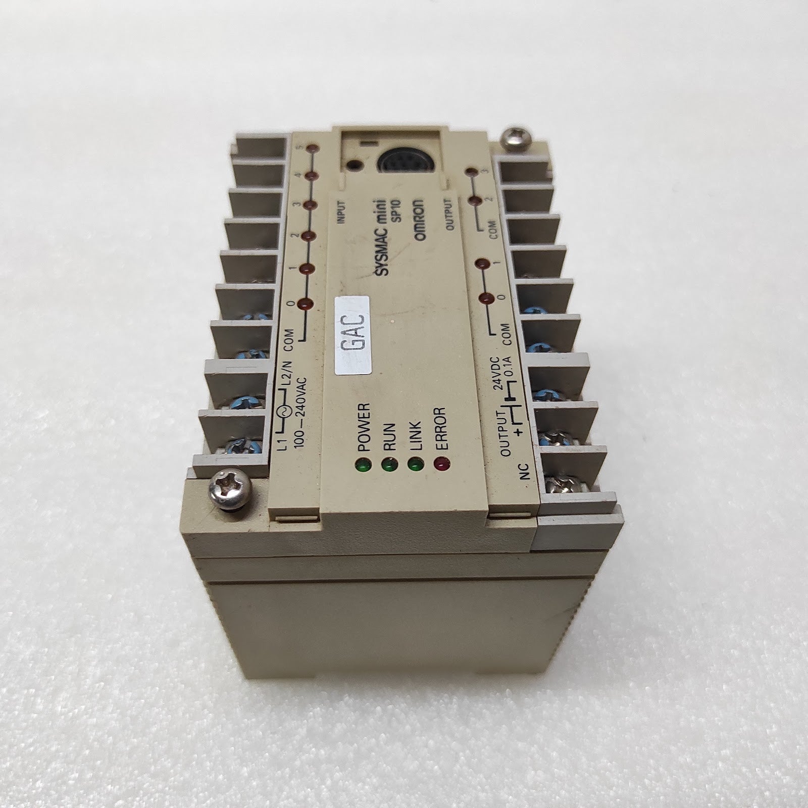 OMRON SP10-DR-A PROGRAMMABLE CONTROLLER 100-240VAC
