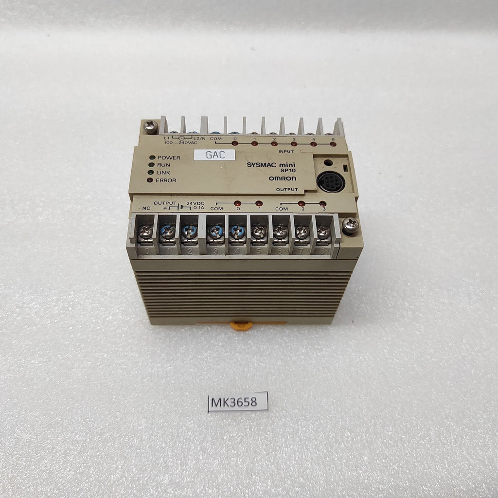 OMRON SP10-DR-A PROGRAMMABLE CONTROLLER 100-240VAC