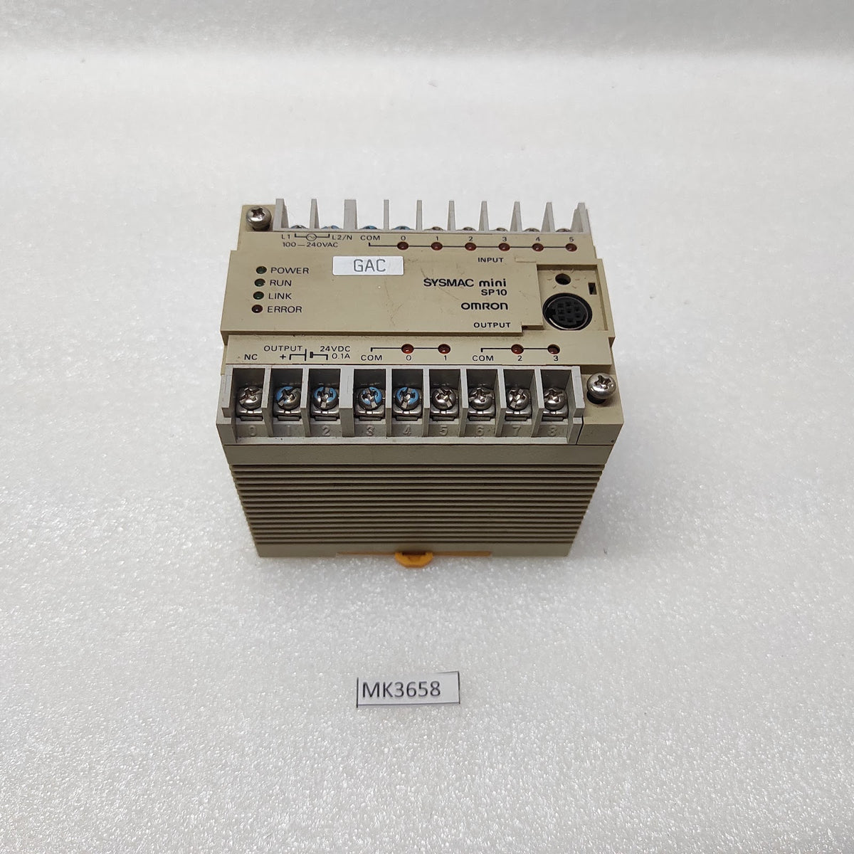 OMRON SP10-DR-A PROGRAMMABLE CONTROLLER 100-240VAC