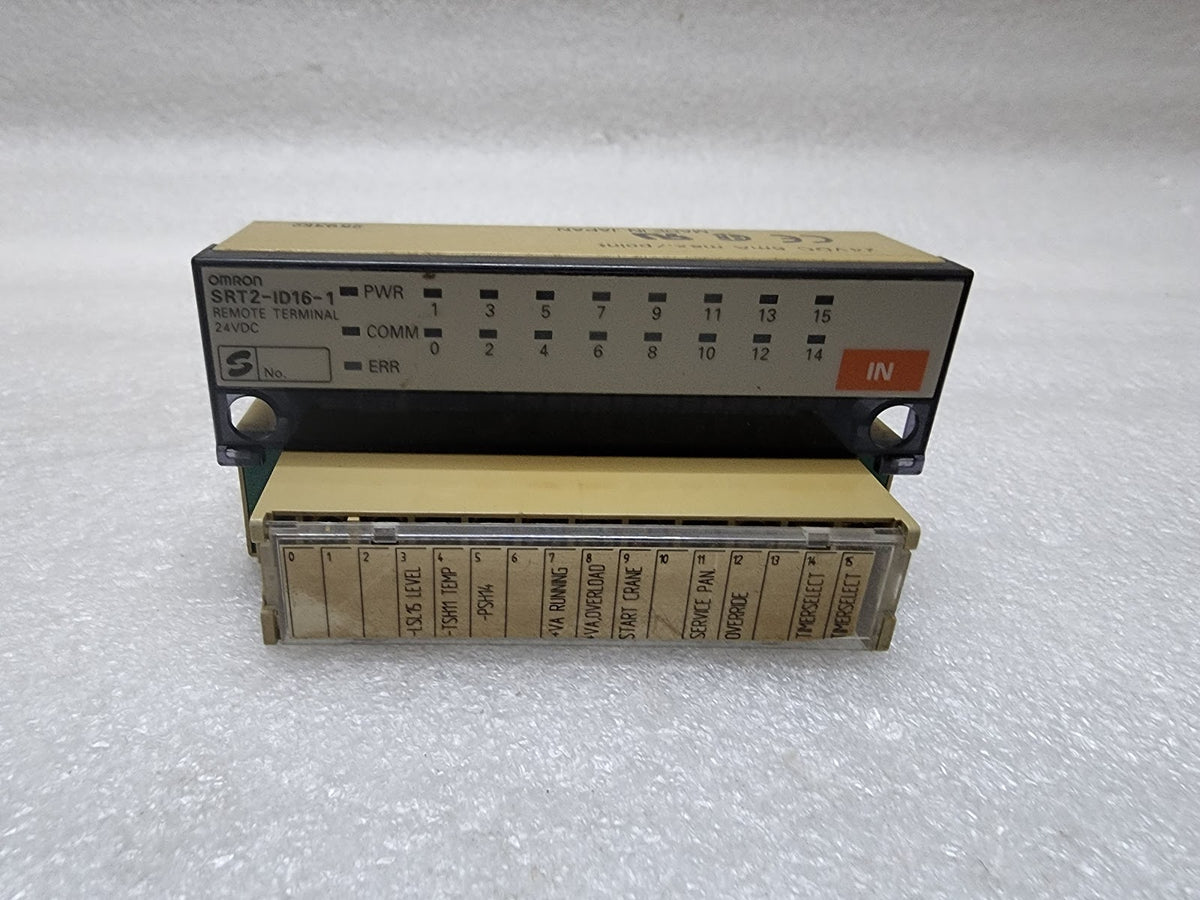 OMRON SRT2-ID16-1 REMOTE TERMINAL 24VDC