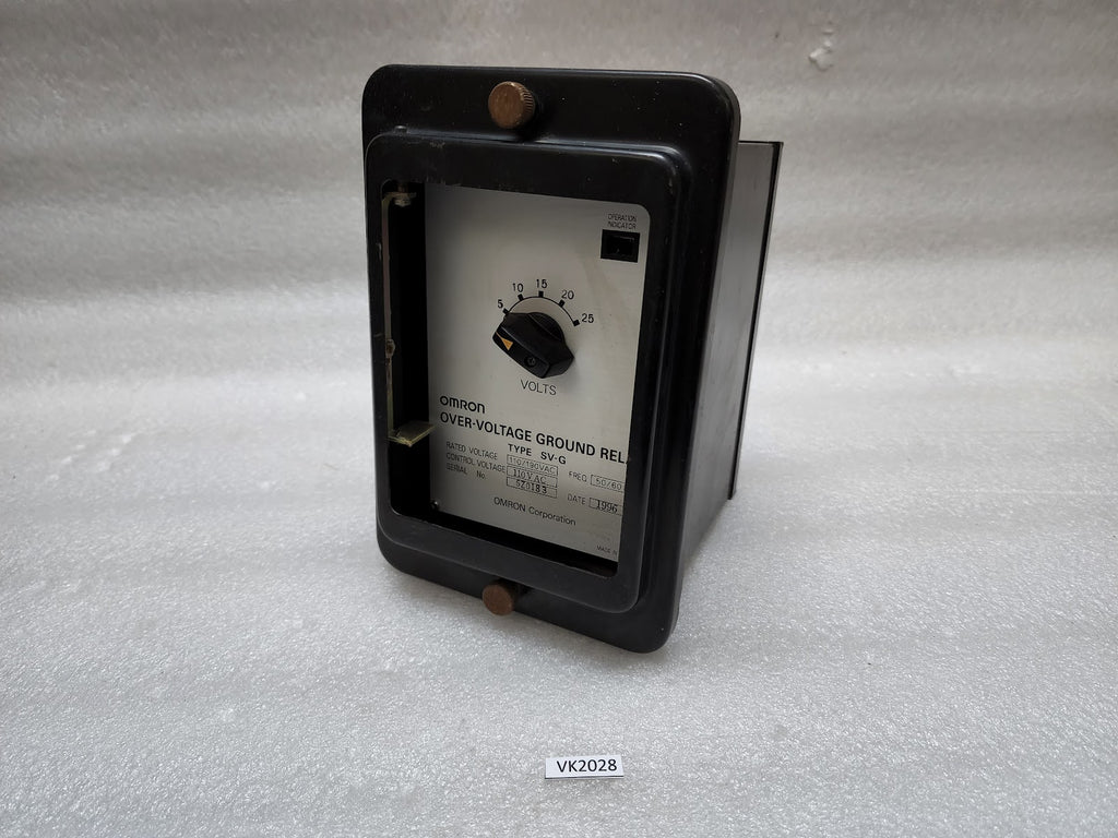 OMRON SV-G OVER-VOLTAGE GROUND RELAY 110VAC