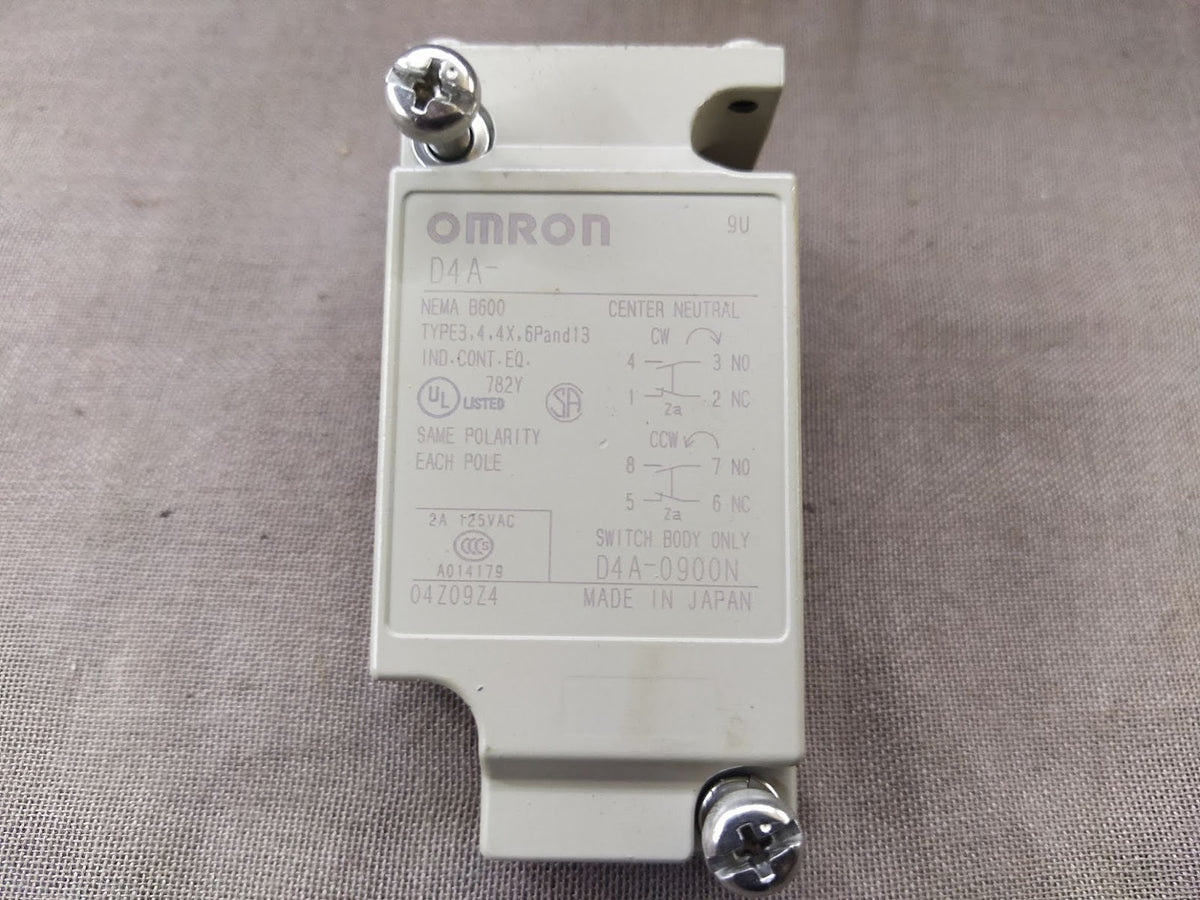 Omron D4A-0900N Limit Switch D4A0900N