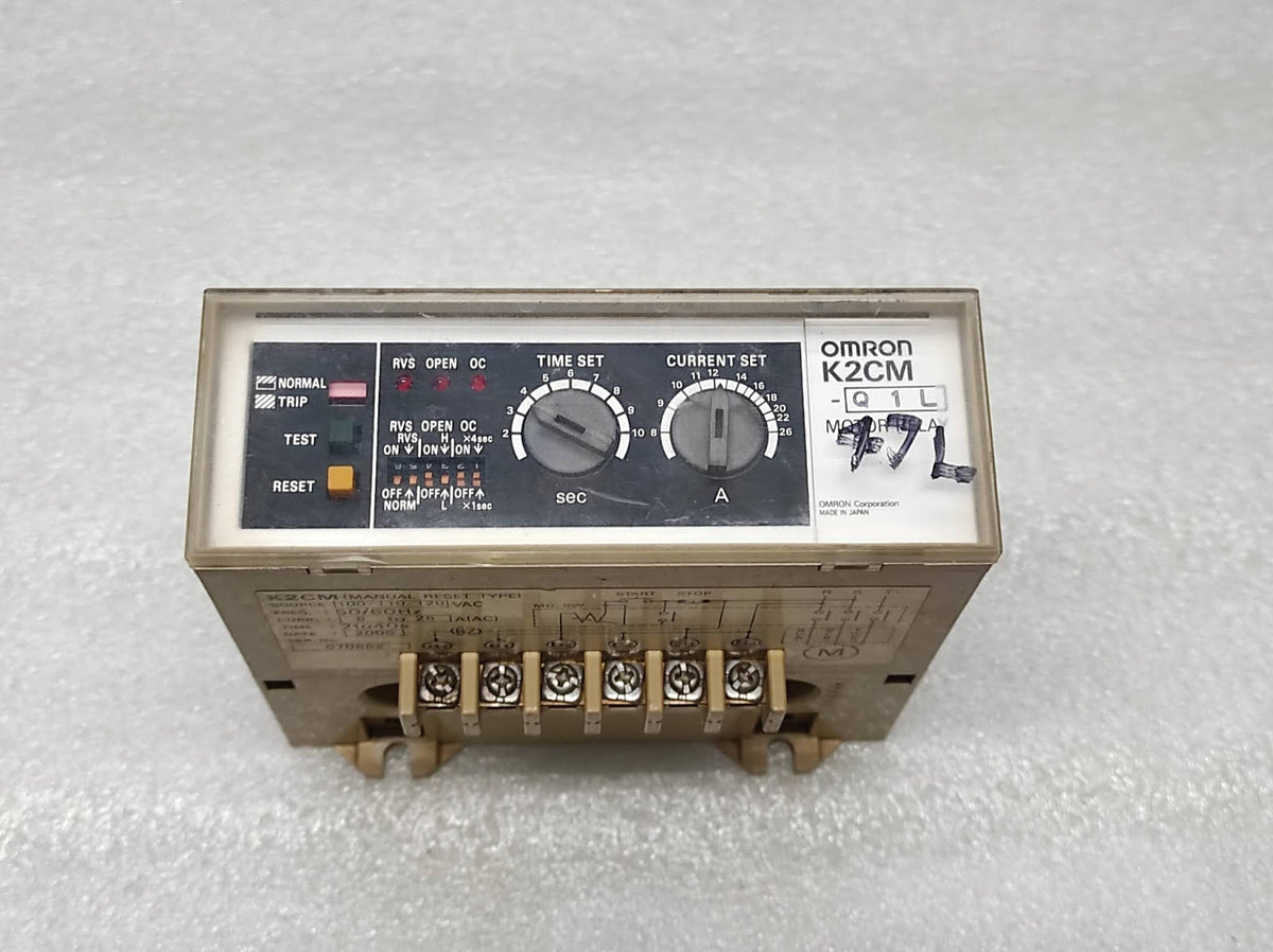 OMRON K2CM-Q1L MOTOR RELAY 100-120VAC