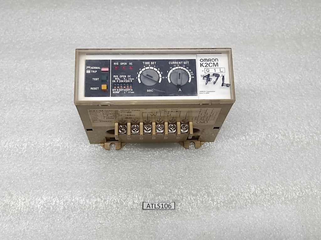 OMRON K2CM-Q1L MOTOR RELAY 100-120VAC