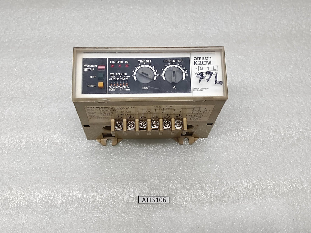 OMRON K2CM-Q1L MOTOR RELAY 100-120VAC
