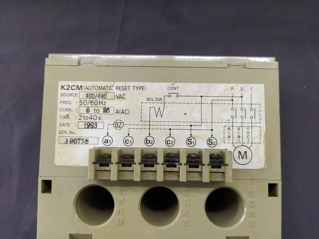 Omron K2CM 4LA Motor Relay 400-440 VAC K2CM4LA