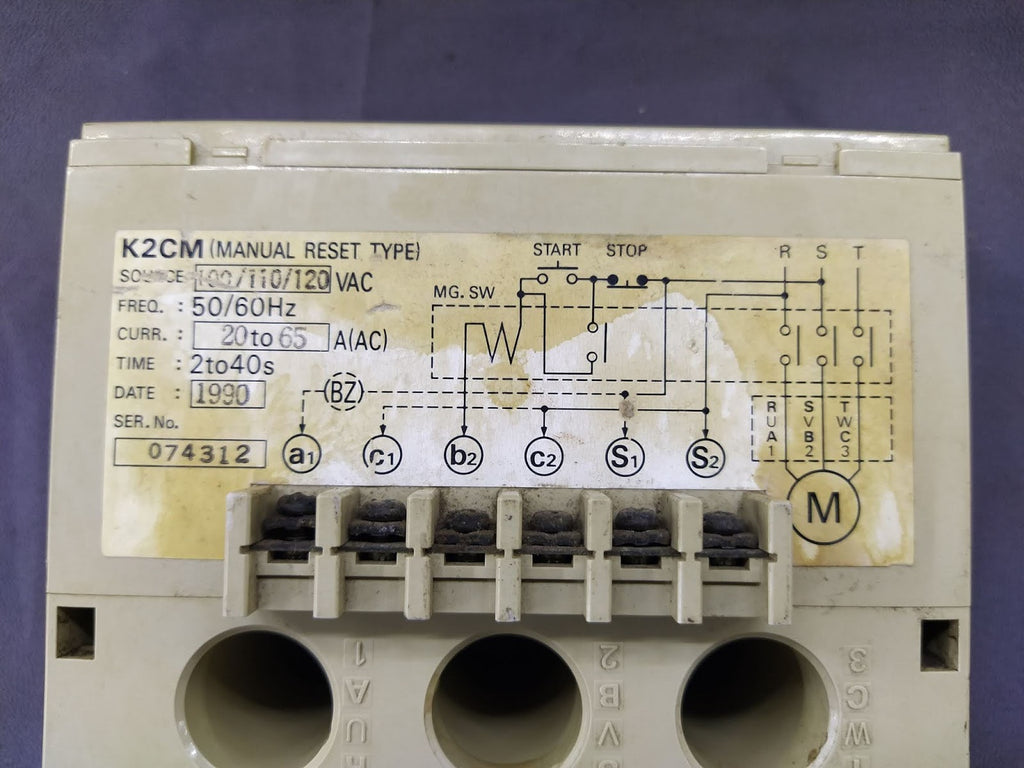 OMRON K2CM Q1M MOTOR RELAY K2CMQ1M 100-120 VAC