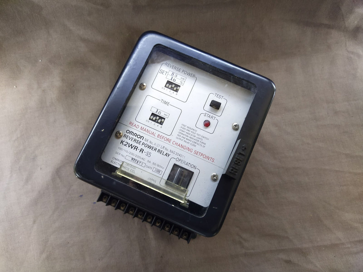 OMRON K2WR-R-S5 REVERSE POWER RELAY