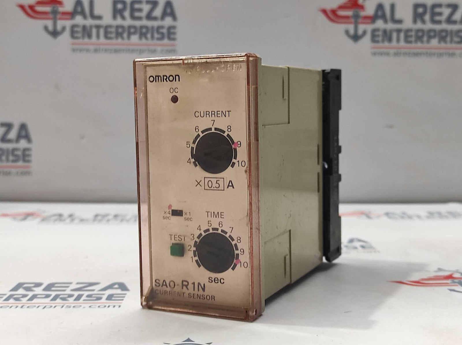 OMRON SAO-R1N ADJUSTABLE CURRENT SENSOR RELAY WITH TIME DELAY 100/110/120V