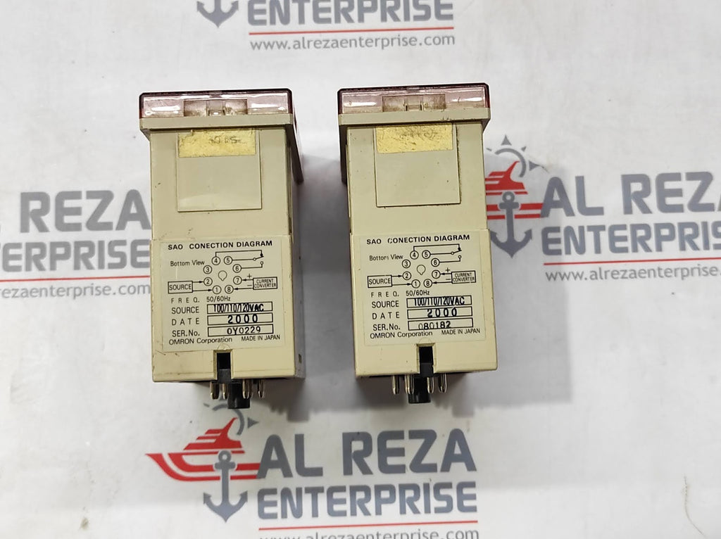 OMRON SAO-S1N CURRENT SENSOR 100-120VAC