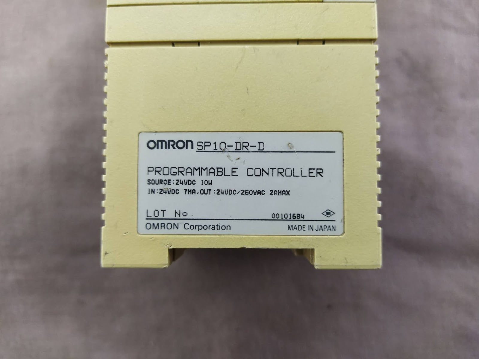 Omron Sysmac MINI SP10-DR-D Programmable Controller 24 VDC SP10DRD