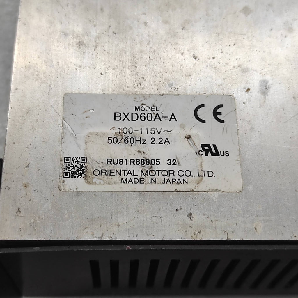 ORIENTAL MOTOR BXD60A-A VEXTA BRUSHLESS DC SPEED CONTROLLER