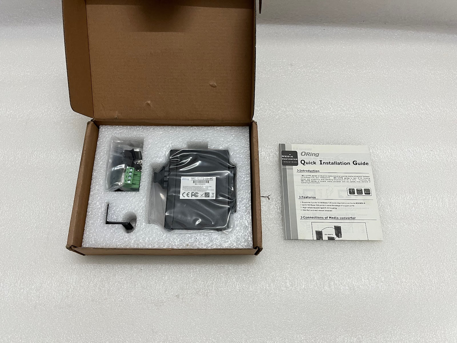 ORING IMC-121FB-SS-SC INDUSTRIAL ETHERNET SWITCH
