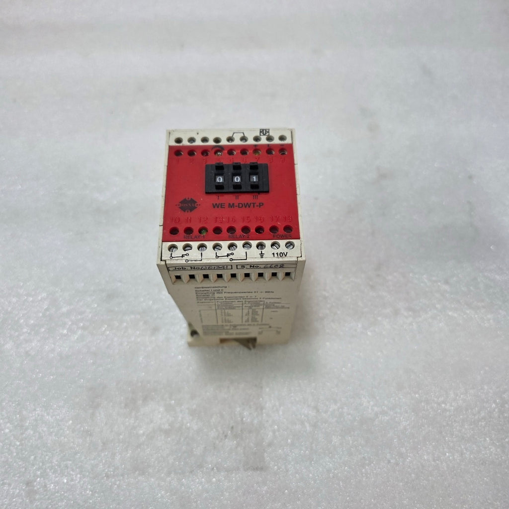OSNA ELECTRONICS WE M-DWT-P DIGITAL TIME SWITCH TIMER RELAY 110V AC DUAL RELAY O