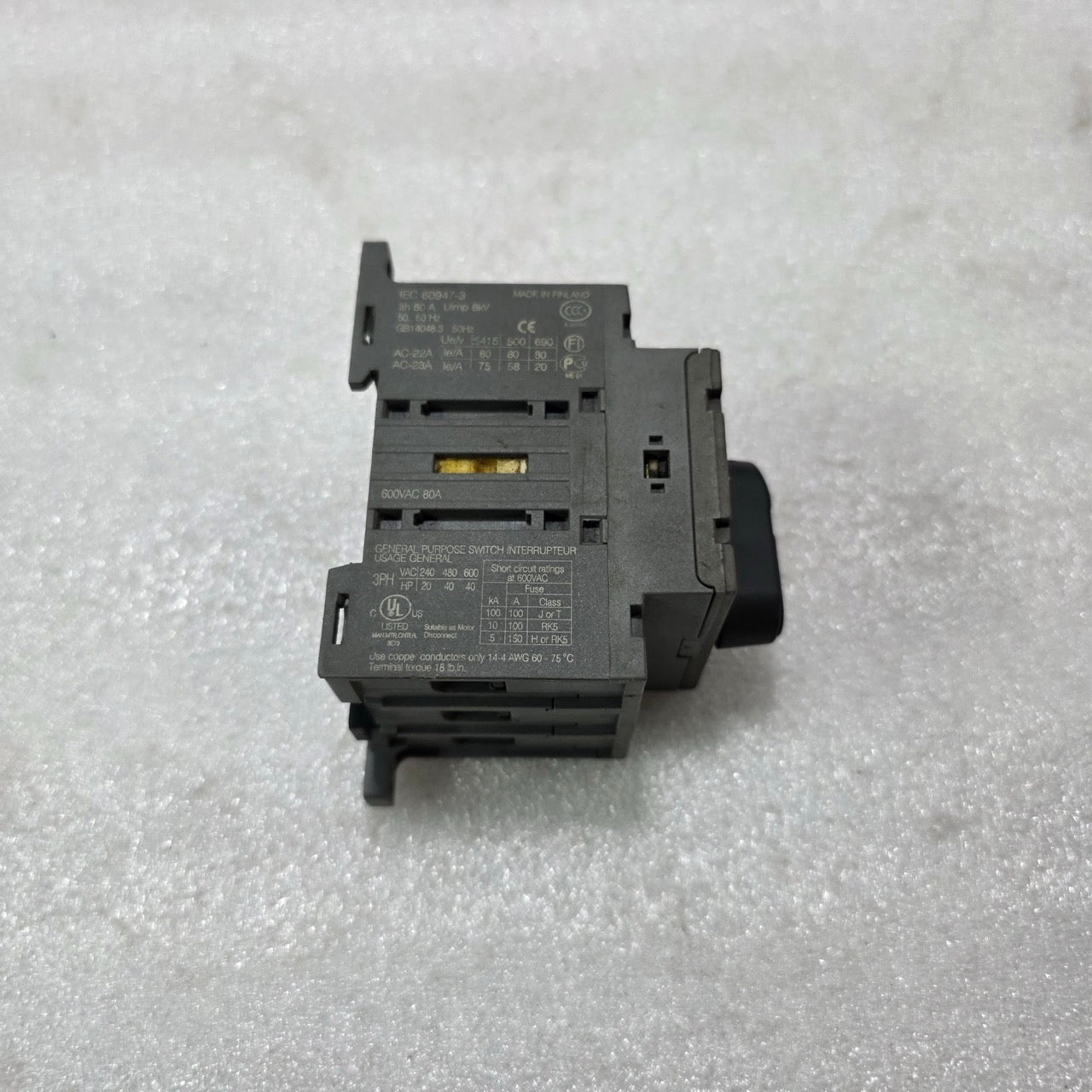 ABB | GENERAL PURPOSE SWITCH / LOAD DISCONNECTOR | OT80F3
